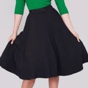NWT Tatyana Alika circle skirt in black XL